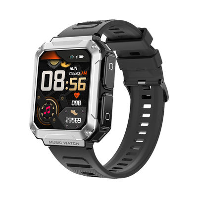 İyi bir fiyat. T93 Gümüş Akıllı Saat Kulaklık TWS 4GB Bellek Kablosuz Bluetooth Çağrı 1.96 Inç Spor Müziği çevrimiçi