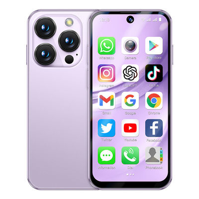 XS19 Pro Mini 4G Akıllı Telefon 384*854 TFT Çözünürlüğü MT6762 Dört çekirdekli CPU 1950mAh Pil Çift SIM