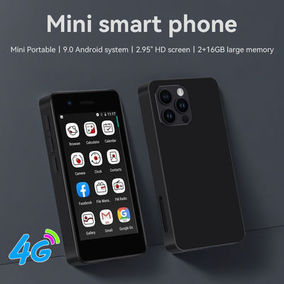 İyi bir fiyat. S18 4G Mini Cep telefonu 2.95'' 2+16GB MT6737 Çift SIM 5MP Arka Kamera Android 9.0 Type-C çevrimiçi