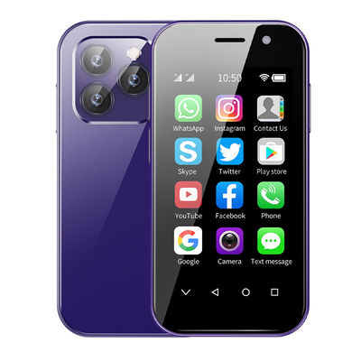 XS14 Pro 4G Mini Akıllı Telefon 3+32GB Çift SIM Yüz Tanıma Mini Android Cep Telefonu
