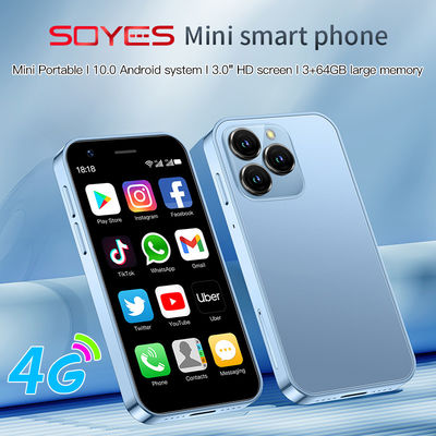 İyi bir fiyat. 3+64GB C Tipi Çift SIM Küçük 4G Cep Telefonları XS16 3.0' Android 10.0 Quad Core 2000mAh çevrimiçi