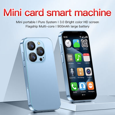 Klasik stil XS18 Pro 3G 3.0'''Mini Telefon 2+16GB Bluetooth 4.0 Yüz Tanıma Çift SIM
