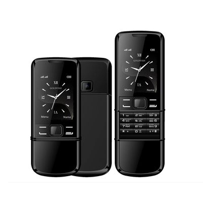 Yeni Klasik 8800 Slider Mobil Telefon 2.4 inç Ekran 2G GSM Çift SIM Bluetooth
