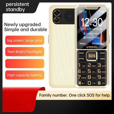 İyi bir fiyat. Güçlü Yaşlılar Cep Telefonunun kilidini aç GSM 2G Çift kart SOS Fener 2500mAh batarya 2.4 inç çevrimiçi