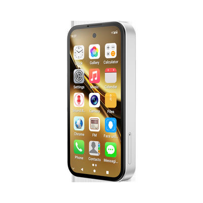 4+64GB Android 12.0 SOYES Q333 Küçük Telefon 2000mAh Yüz Tanıma 4G LTE Type-C OTG 3.58'' Ekran