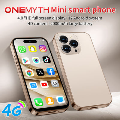 İyi bir fiyat. 2000mAh Android 12 Play Store M17 Pro Mini Akıllı Telefon 4G Çift SIM 4.0'' HD Tam Ekran 2GB+16GB çevrimiçi
