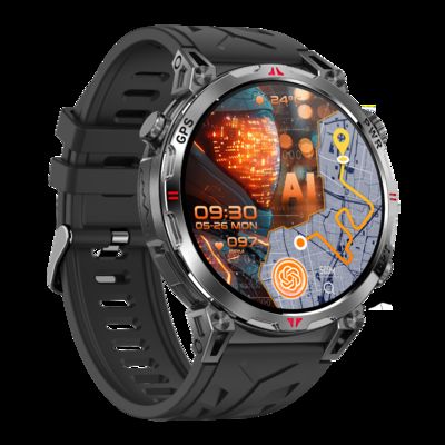 İyi bir fiyat. 3ATM Su geçirmez Fitness izleme BT Arama GPS AMOLED 650Mah Profesyonel Spor Akıllı Saat çevrimiçi