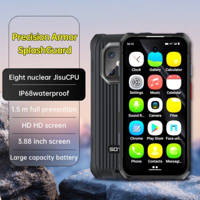 İyi bir fiyat. IPS Android12 6+128GB 3000mAh MAXO Rugged Smartphone IP68 Mini Waterproof 3.88 '' çevrimiçi