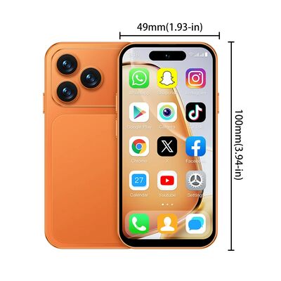 2026 yeni Orange A18 Pro 4.0 inç Android 12.0 2000mAh 4G çift SIM kartlı akıllı telefon