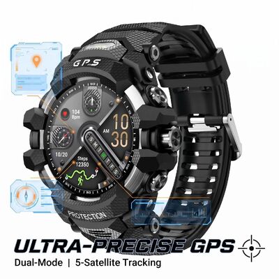 İyi bir fiyat. GPS Spor Akıllı Saat Çevrimdışı Harita 2GB 10ATM Su geçirmez Pusula 1.43