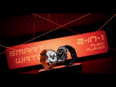 TWS Headset 2 In 1 NFC 1.53 inç AMOLED Fitness Tracker Sağlık Akıllı Saat GT98 Ultra