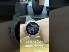DM56-GPS Android Akıllı Saat Fitness için Pusulalı Uzun Bekleme GPS