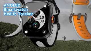 S216 Akıllı Saat Sağlık İzleme Saati GPS Bluetooth Arama Dahili 1.78 '' AMOLED Ekran Su Geçirmez