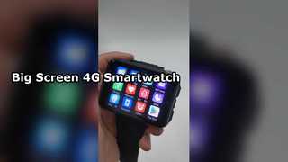 Smartwatch 4G AMOLED Büyük Ekran Yüz Tanıma Kilidi