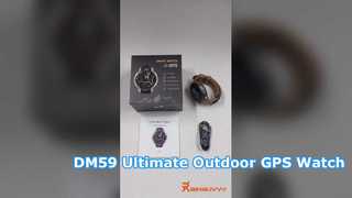 DM59 GPS Spor Akıllı Saat, 1,43 İnç AMOLED HD Ekran