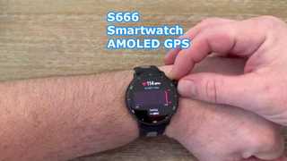 S666 Akıllı Saat AMOLED GPS Bluetooth Çağrısı