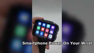 VP999 Smartwatch 2.4 inç Büyük AMOLED Ekran 64 GB Depolama GPS WiFi SIM Kart Yuvası 1500 mAh Pil Goo
